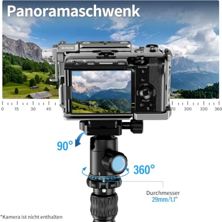 SIRUI Traveler 7C - Drei-/ Einbeinstativ Carbon mit Kugelkopf – Bild 6