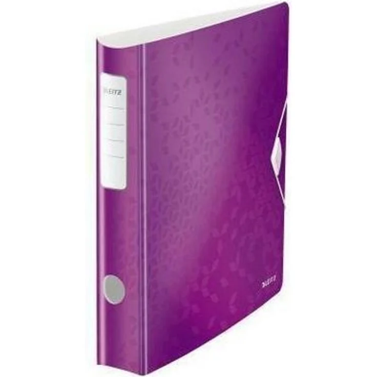 LEITZ Aktenordner Ordner Active WOW 65mm DIN A4 Werkstoff: Polyfoam violett, raffinierte Oberflächenstruktur und robustes Material – Bild 1