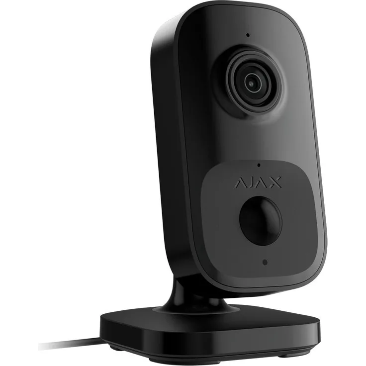 Ajax IndoorCam WLAN Kamera, 4 MP mit intelligenter Videoanalyse und Mikrofon, Schwarz
