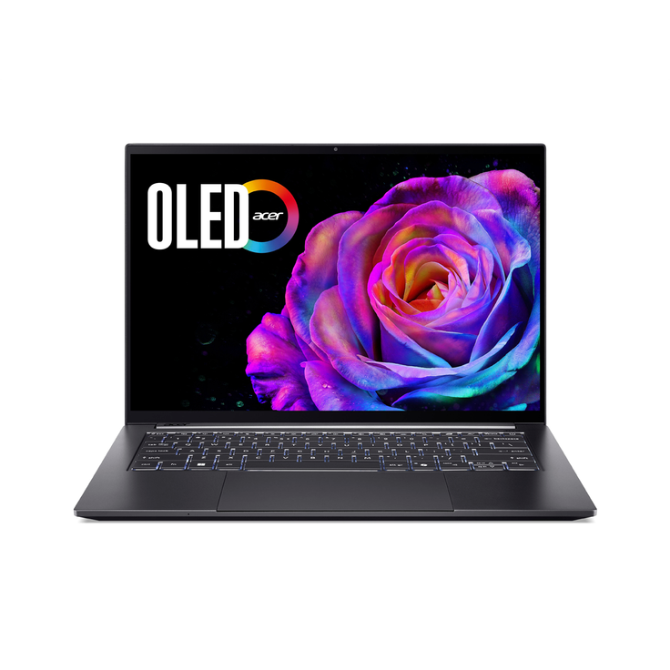 Acer Swift X 14 AI OLED (SFX14-61G-R6Q6), 14,5" WQ2.8K Touchscreen, OLED, 120Hz, AMD Ryzen AI 9-365, 32GB RAM, 2TB SSD, grau