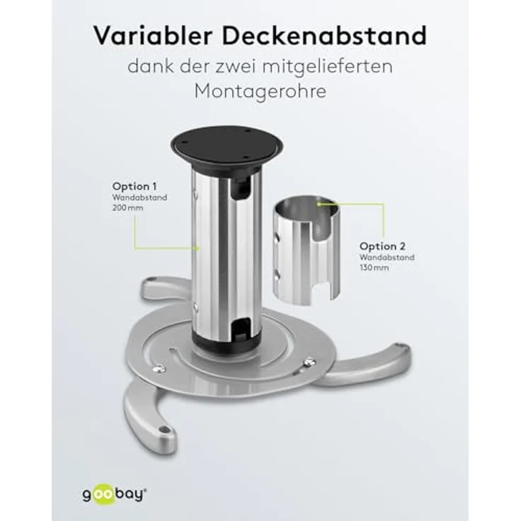 Beamer Projektor Deckenhalter max. Lochabstand 32 cm – Bild 4