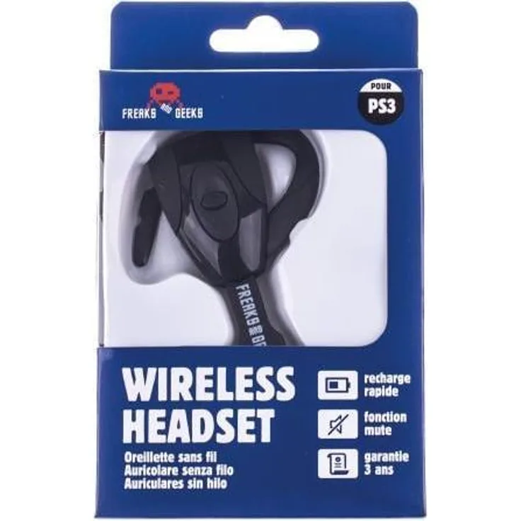 Trade Invaders Bluetooth Gaming Headset, kabellos, kompatibel mit PS3 und Smartphones, ergonomisches Design, integriertes Mikrofon