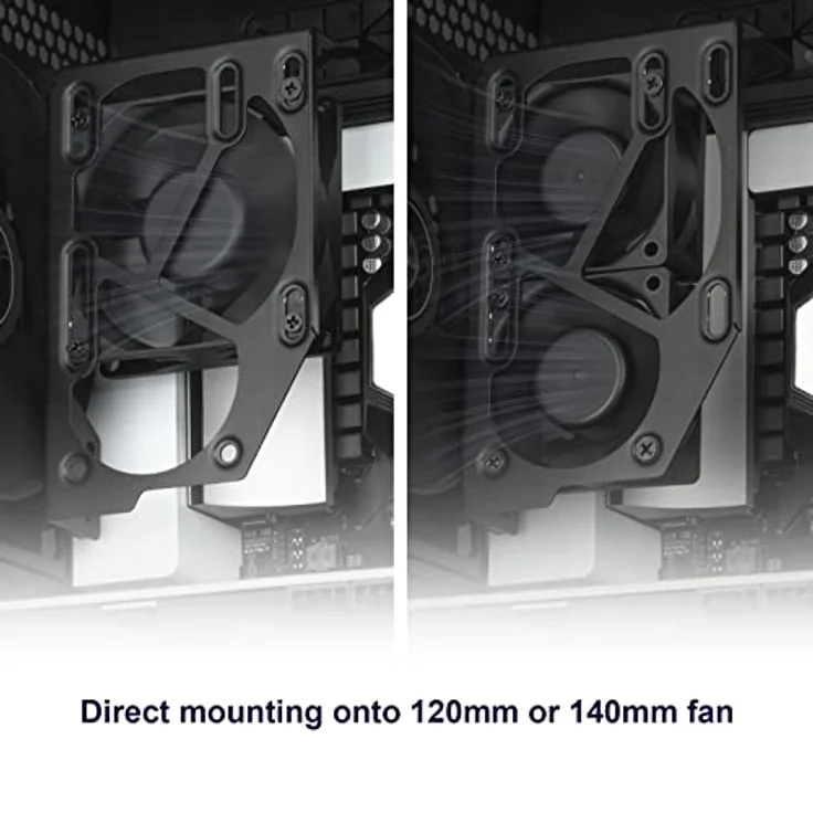 SilverStone Technology Silverstone FDP01, VRM-Kühllüfter-Adapterhalterung, SST-FDP01B – Bild 2