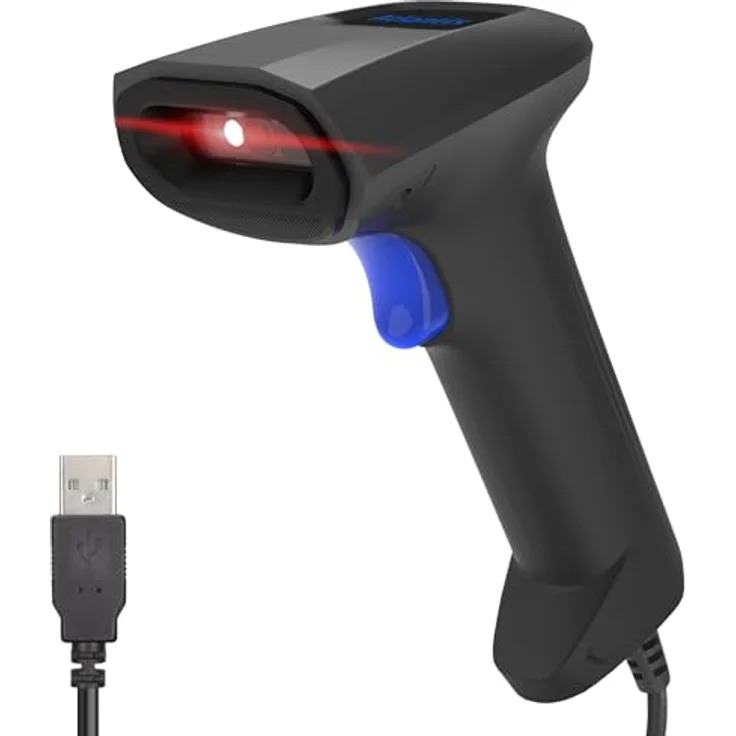 Atlantis A08-LD190-2D Barcodescanner, 1D und 2D, 640x480, 60fps, USB-Anschluss, IP54, für pharmazeutischen Code – Bild 1
