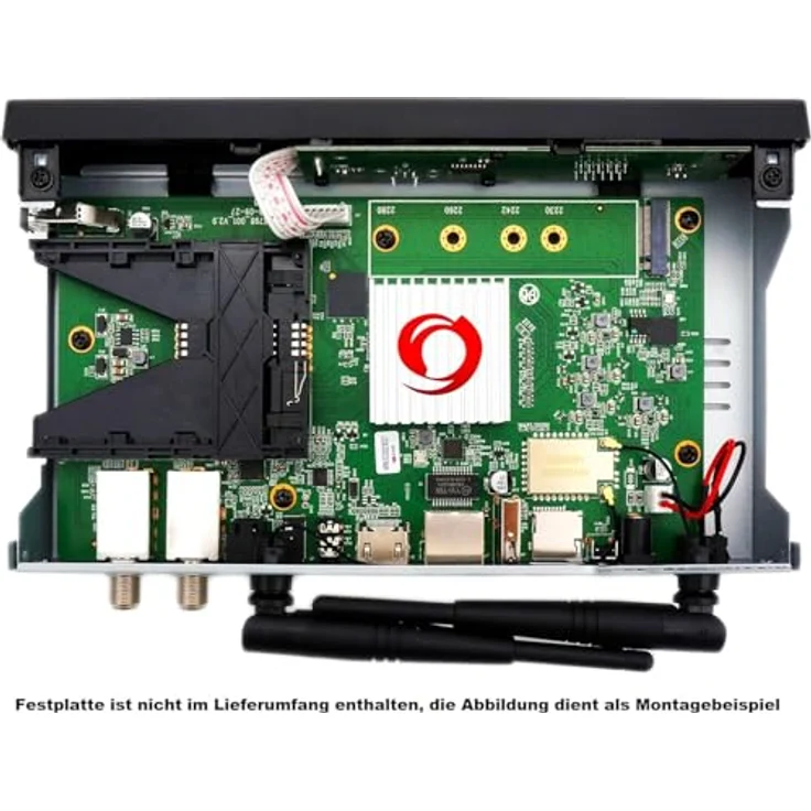 Octagon SF8008 V3 Supreme, 4K UHD Linux Receiver mit Twin Tuner, Silabs Tuner, SSD-Slot, Dual-Band WiFi, Bluetooth 5.1, Schwarz – Bild 7