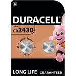 Duracell Specialty 2430 Lithium-Knopfzelle 3 V, 2er-Packung (CR2430 /DL2430) entwickelt für die Verwendung in Schlüsselanhängern, Waagen, Wearables und medizinischen Geräten