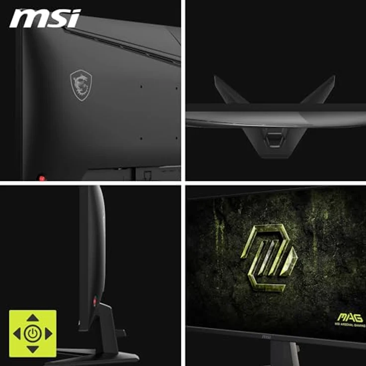 MSI MAG 275QFA E20 – 27″ WQHD Rapid IPS Monitor mit 200 Hz, 0,5 ms, HDR, G-SYNC, AMD FreeSync Premium, AI Vision, Eye Care, Schwarz – Bild 5