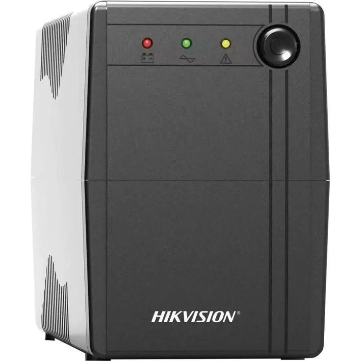 Hikvision Backup UPS 1 kVA, 600 W Standby USV mit 6 AC-Ausgängen, kompakt im Mini Tower-Format
