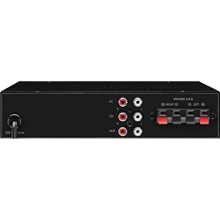 MONACOR SA-50 Kompakter Universal Stereo-Verstärker schwarz – Bild 3