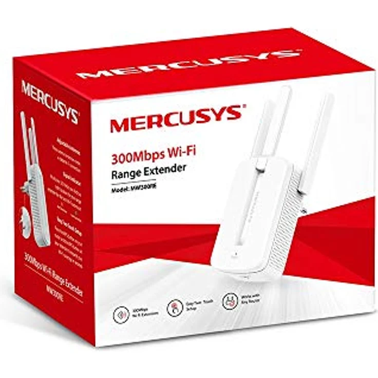 MERCUSYS MW300RE WLAN Repeater (300 Mbit-S, WLAN Verstärke, WPS, ) 3 x Externe Antennen WLAN VERSTAERKER MIMO-Technologie kompatibel zu Allen WLAN Geräten – Bild 5