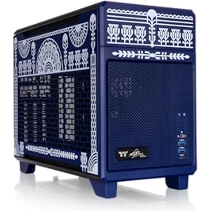 Thermaltake TR100 Mini Tower, Super Compact, limitierte Koralie Edition, unterstützt Grafikkarten bis 360 mm, AiO-Kühlungen bis 280 mm, kompatibel mit Mini ITX Mainboards – Bild 1