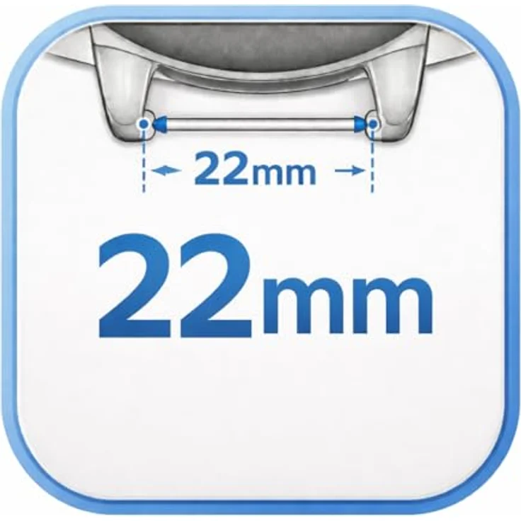 NikuTRAX Demenz-Uhrenarmband mit Sicherheitsverschluss (LOCK-Funktion), 22mm, Schwarz, hautfreundliches Silikon – Bild 3