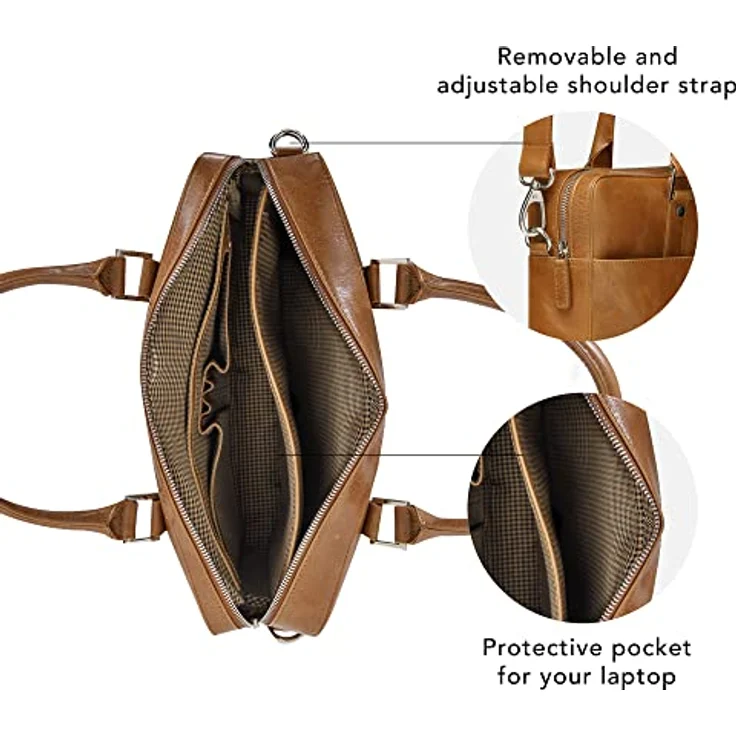 dbramante1928 Rosenborg (14", Apple), Notebooktasche, Braun (2ND GEN) – Bild 3