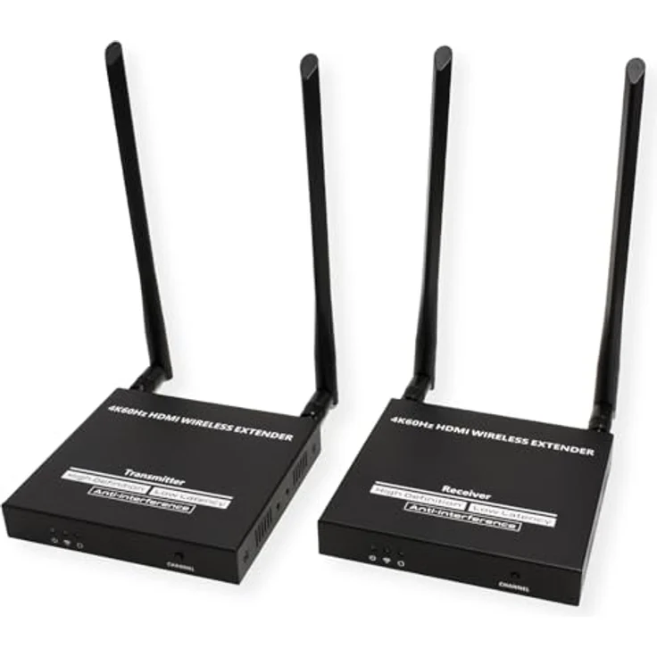 VALUE Wireless HDMI 4K A/V System, 50 m, Unterstützung für 3D und HDCP, geeignet für Wand- oder Untertischmontage – Bild 2