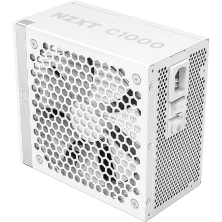 NZXT C1000 Gold ATX 3.1 - Vollständig modulares, geräuscharmes PC-Gaming-Netzteil - 1000 Watt - 80 PLUS Gold - Zero Fan-Modus - Weiß – Bild 3