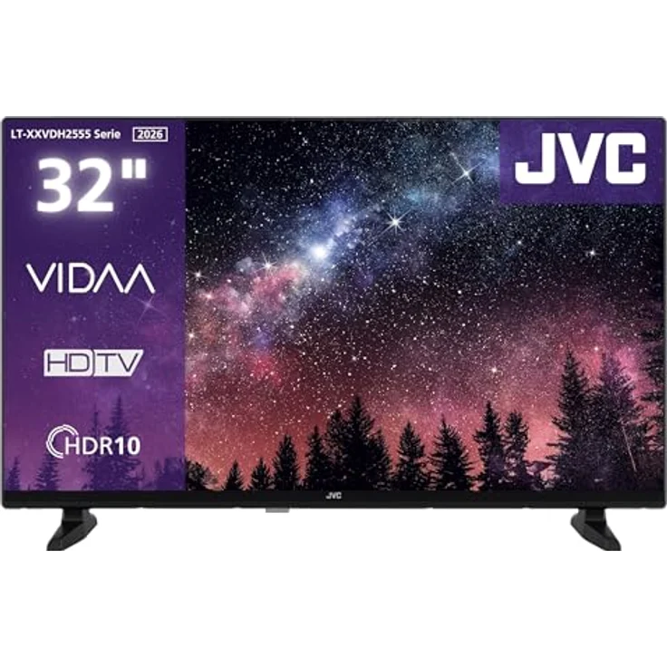 JVC LT-32VDH2555, 32 Zoll Smart TV mit VIDAA, HD-Ready, HDR, Triple-Tuner und WLAN – Bild 1