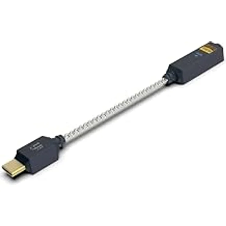 iFi Audio GO Link 2, Tragbarer DAC- und Kopfhörerverstärker, USB-C zu 3,5 mm Adapter, 29 % leichter, 8 % kleiner, Hi-Res ESS DAC bis zu 32-Bit/384kHz PCM, Aluminiumlegierung – Bild 1