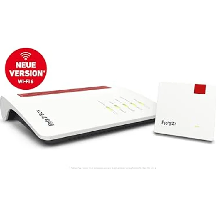 AVM FRITZ!Mesh Set: FRITZ!Box 7530 AX (Wi-Fi 6 Router mit 1.800 MBit/s + 600 MBit/s) und FRITZ!Repeater 1200 AX (Wi-Fi 6 Repeater mit 2.400 Mbit/s + 600 Mbit/s, deutschsprachige Version) – Bild 2
