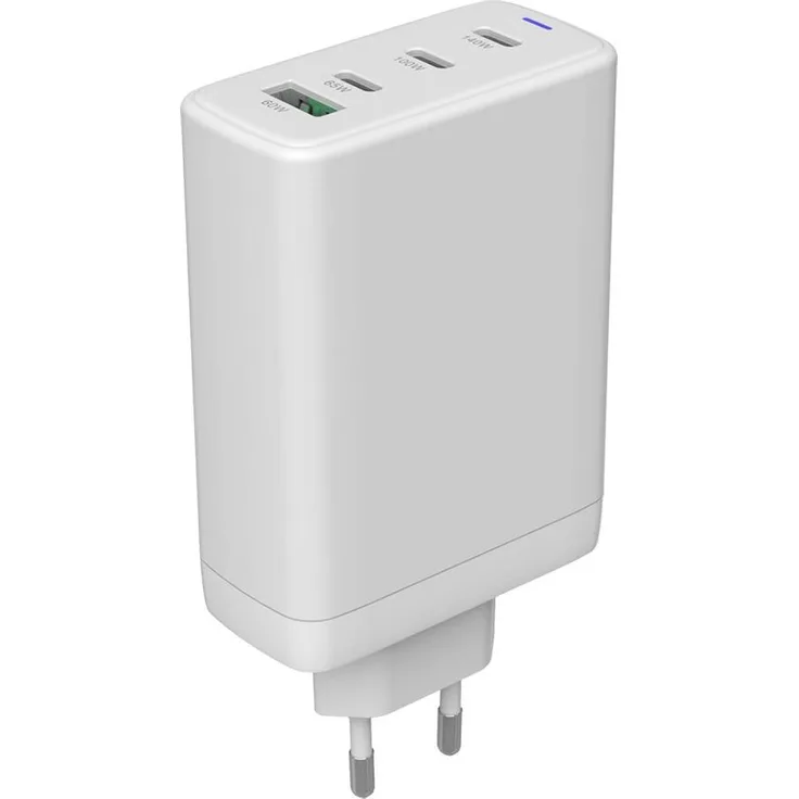 CANYON CNS-CUW140ACC, Netzladegerät 140 W GaN mit 3x USB Typ-C PD und 1x USB-A QC, weiß