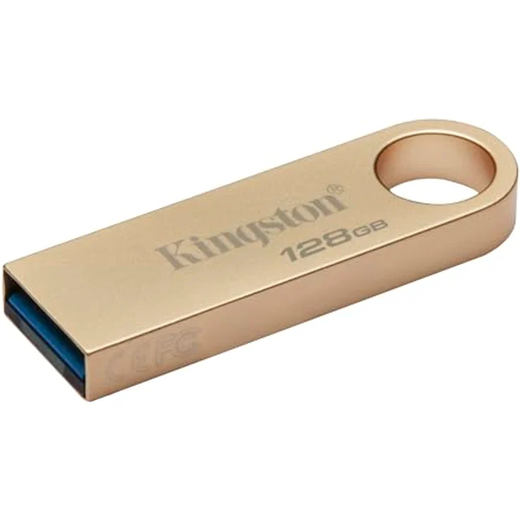 Kingston DataTraveler SE9 Gen 3 - 128GB - 220MB/s beim Lesen - Metall - USB-Stick 3.2 Gen 1 -Gold – Bild 2