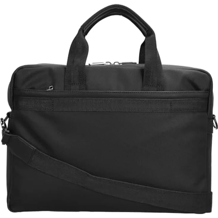 BOSS JINKO EVO Doc Case, Herren Laptoptasche aus schwarzem Polyester mit abnehmbarem Schulterriemen, 39x29,5x8,5 cm – Bild 4