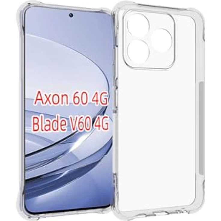 mtb more energy® Case Soft Armor kompatibel mit ZTE Axon 60 4G/Blade V60 4G - transparent - verstärkte Ecken - Kameraschutz - 1,5mm TPU - Handyhülle – Bild 2