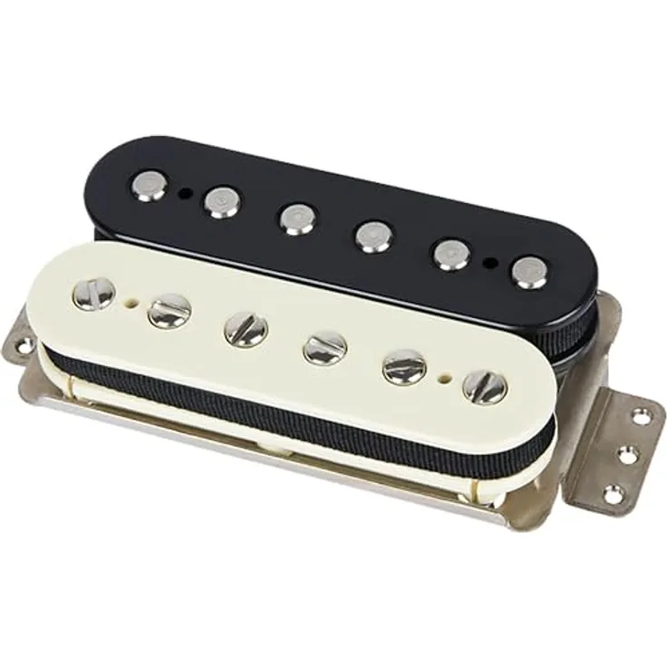Fender Shawbucker 1 Pickup Zebra, geeignet für HH- und HSS-Konfigurationen, Zebra-Farbe