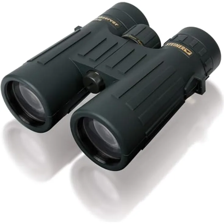 Steiner Jagd-Fernglas Observer 10x42 - Deutsche Marken-Qualität, 10 Jahre Garantie, leichtes Dachkantdesign, kompakt, robust, 10-Fach Zoom