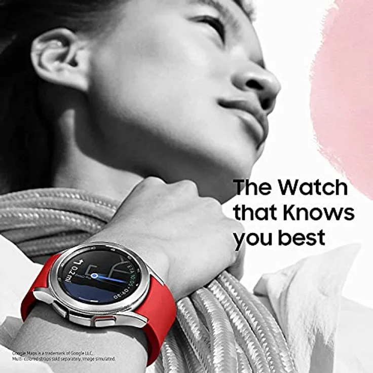 Samsung Galaxy Watch4 Classic, Bluetooth Smartwatch mit drehbarer Lünette, Fitness-Tracker, 46 mm, Black – Bild 4