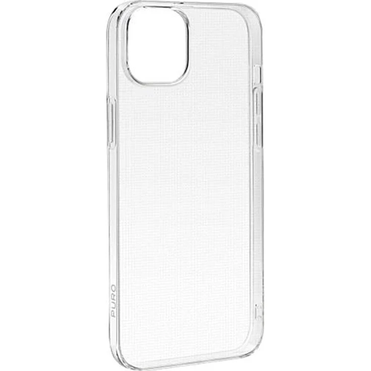 Puro Cover 0.3 Nude, transparente Handyhülle für iPhone 15 Plus, 17 cm (6.7)