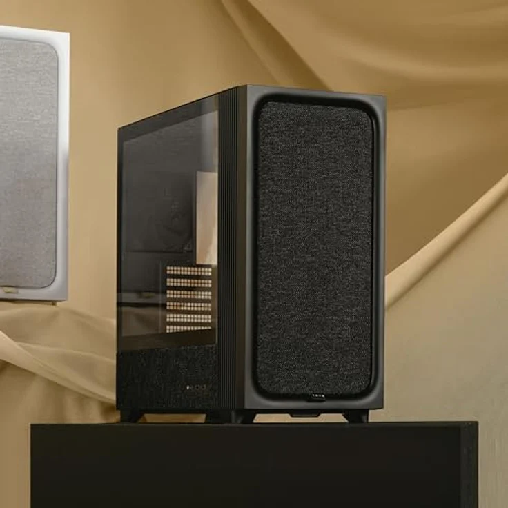 TRYX FLOVA F50 ATX Midi-Tower PC-Gehäuse Schwarz, High-Airflow Silent Gaming Case für 420 mm GPUs, 360 mm Radiator, USB-C 3.2, Hartglas-Seitenteil, optimiertes Kühlungssystem – Bild 3