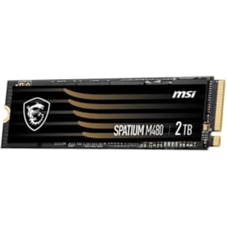 MSI SPATIUM M480 - SSD - verschlüsselt - 2 TB - intern - M.2 2280 - PCI Express 4.0 x4 (NVMe) - 256-Bit-AES - TCG Opal Encryption 2.0 – Bild 3