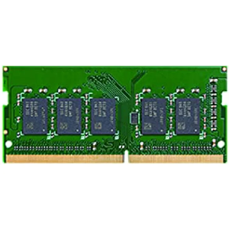 Synology RAM DDR4 ECC Unbuffered SODIMM 16GB (D4ES01-16G), Schwarz, optimiert für maximale Leistung und Zuverlässigkeit in Synology Geräten