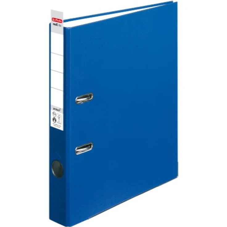 Herlitz Aktenordner maX.file protect, schmal schwarz, DIN A4 mit Griffloch und Raumsparschlitzen - Preisvergleich – Bild 2