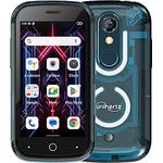 Unihertz Jelly Star (Blau) – Kleinstes 4G-Smartphone mit LED-Licht und 3-Zoll-Display, Android 13, 8 GB RAM + 256 GB ROM, Gewicht 116 G, 48 MP Kamera