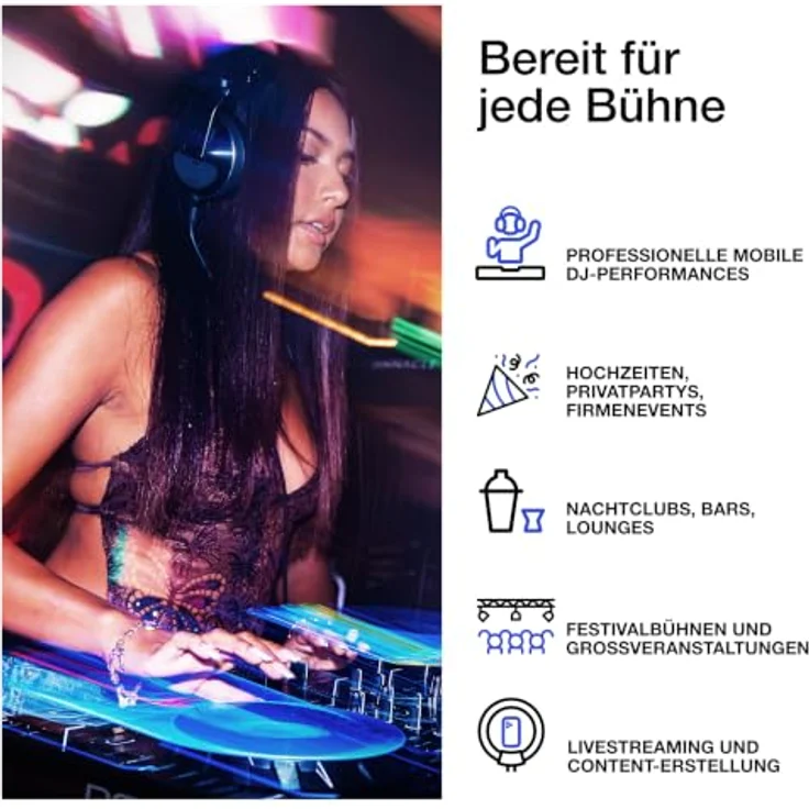 Denon DJ Prime 4 G2, DJ-Controller mit Thon Case Bundle – Bild 11