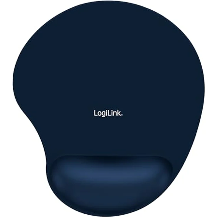 Logilink ID0027B Mauspad mit Silikon Gel Handauflage blau – Bild 2