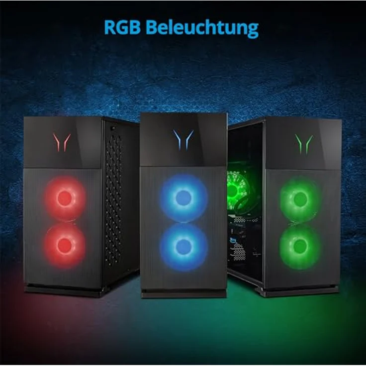ERAZER Hunter X30 High-End Gaming Desktop PC (Intel Core i9-14900KF, 32GB Kingston Fury Beast RGB DDR5 RAM, NVIDIA GeForce RTX 4080 SUPER 16GB GDDR6X, 2TB PCIe SSD, Wasserkühlung, Win 11 Home, Schwarz) – Bild 4