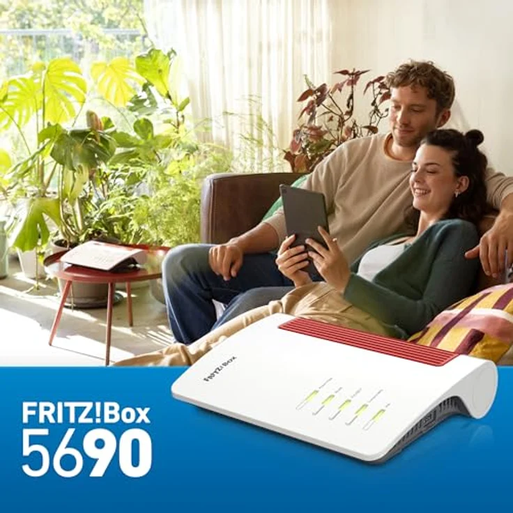 AVM FRITZ!Box 5690, WLAN-Router mit Wi-Fi 7, 5760 MBit/s, 2,5-Gigabit-Anschlüssen und Smart-Home-Funktionen – Bild 5