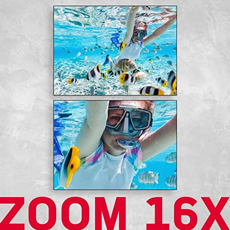 AgfaPhoto Realishot WP8000 Unterwasser-Digitalkamera blau – Bild 4