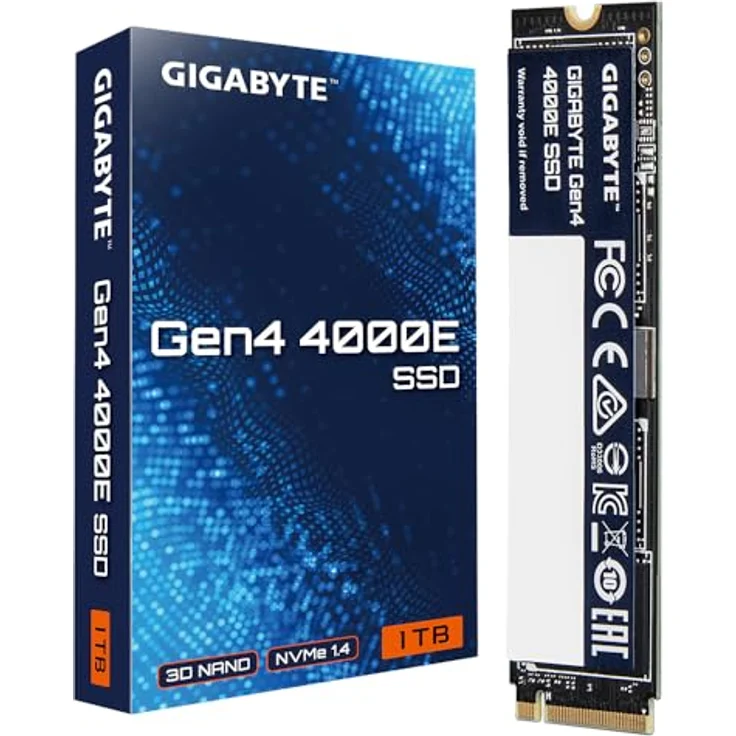 Gigabyte SSD GBT 4000E M.2 1TB PCIe Gen4x4 2280 (1000 GB, M.2 2280), SSD - Hochleistungs SSD-Festplatte mit 4900 / 3900 Lesegeschwindigkeit – Bild 5