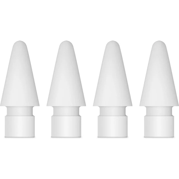 Apple Ersatzspitze für Stift, Packung mit 4 weißen Spitzen, kompatibel mit Apple Pencil Pro, 2. Generation und USB-C – Bild 1