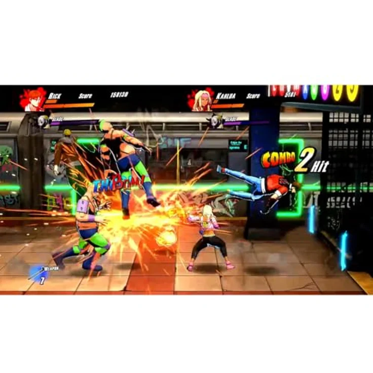 Clear River Games Rushing Beat X: Return of the Brawl Brothers PS5, klassisches Side-Scrolling Beat-'em-up mit kooperativem Modus und Wut-Anzeige – Bild 5
