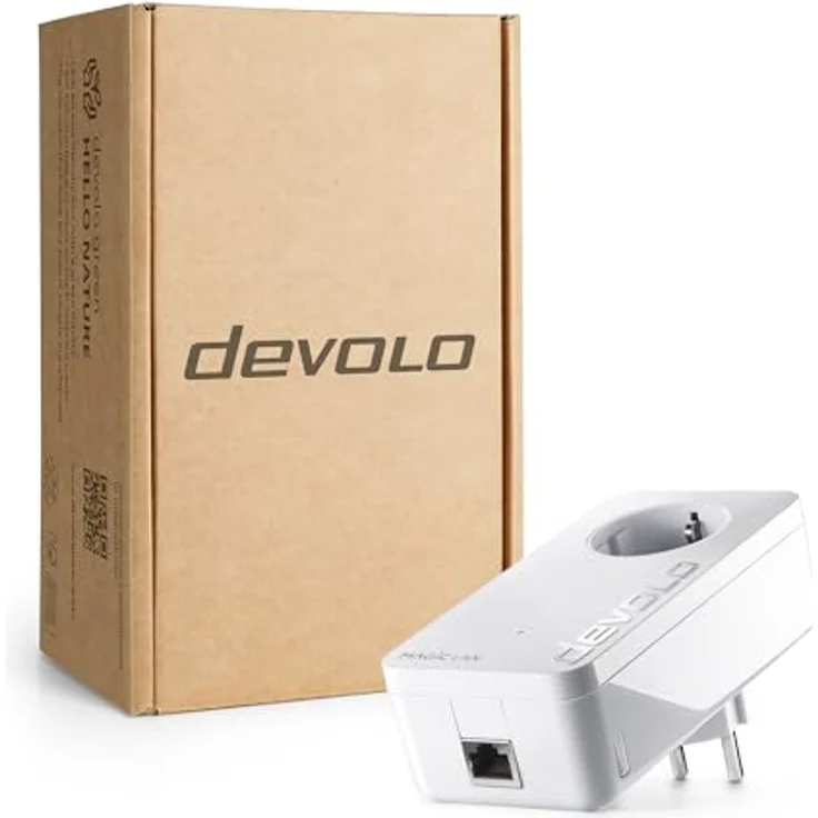 devolo Magic 2 2400 LAN Single Adapter: Weltweit schnellster Powerline-Erweiterungs-Adapter für Hochgeschwindigkeits-Heimnetzwerk, ideal für Home Office (2400 Mbit-s, 1x Gigabit LAN-Anschluss, G.hn) - Preisvergleich – Bild 5