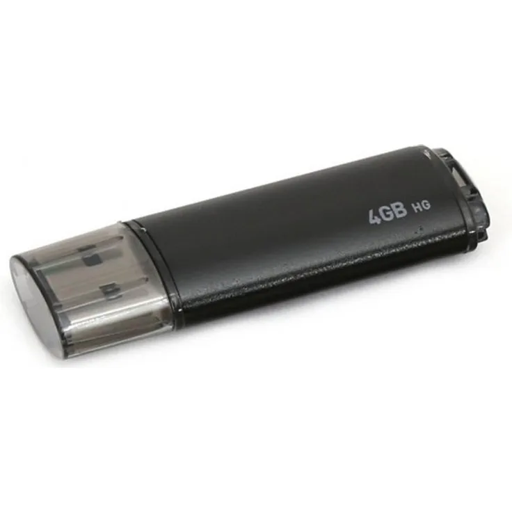 Platinet PMFE4 X-Depo USB-Stick, 4 GB Speicher, USB 2.0, Plug-and-Play, schwarz
