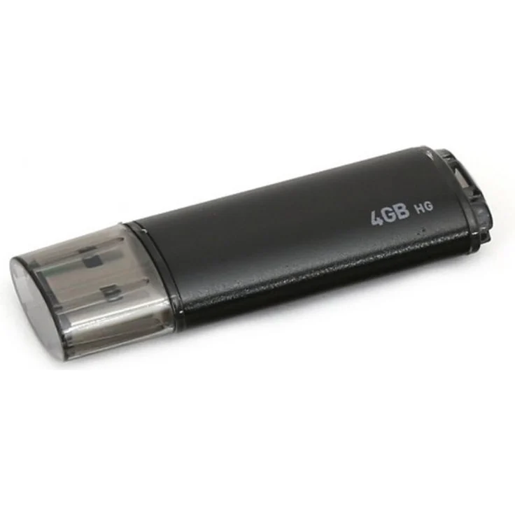 Platinet PMFE4 X-Depo USB-Stick, 4 GB Speicher, USB 2.0, Plug-and-Play, schwarz