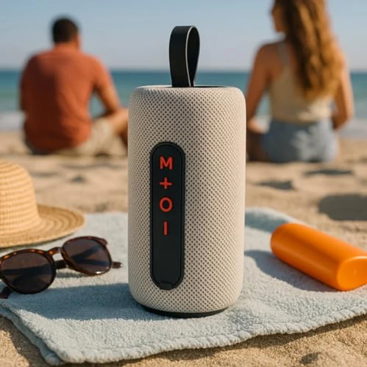 No Brand Bluetooth-Lautsprecher 16W, Kabelloser Lautsprecher mit LED-Beleuchtung, TWS-Kopplung und Bluetooth 5.4, USB-C wiederaufladbar, ideal für Partybox und Karaoke – Bild 4