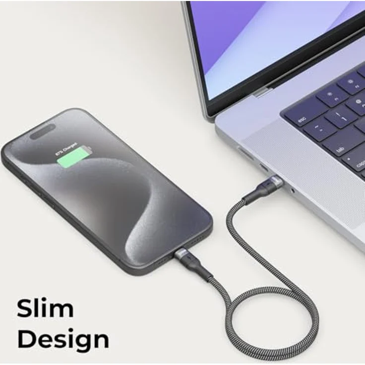 deleyCON 0,30m USB-C Kabel Kurz, 100W PD 3.0 PPS Schnellladekabel für iPhone 17/16/15 Pro Max, Galaxy S25/S24/S23, Pixel, iPad Pro, MacBook, AirPods, Tablet, Switch, PS5 – Bild 5