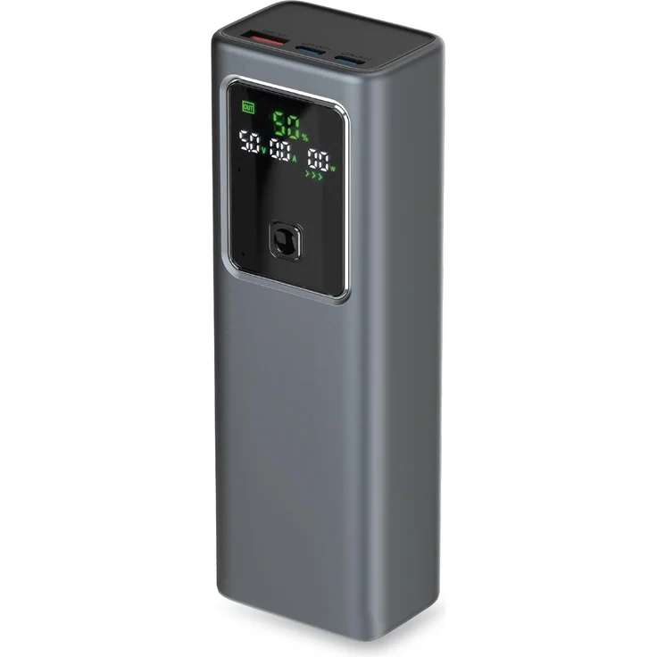 SBS Powerbank 20000 mAh, 100 W PD-Technologie, LCD-Display, Schwarz