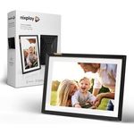 Nixplay 10.1 Zoll Touchscreen Smart Digitaler Bilderrahmen mit WLAN (W10P), Classic Mat Schwarz, Videoclips und Fotos sofort per E-Mail oder App teilen